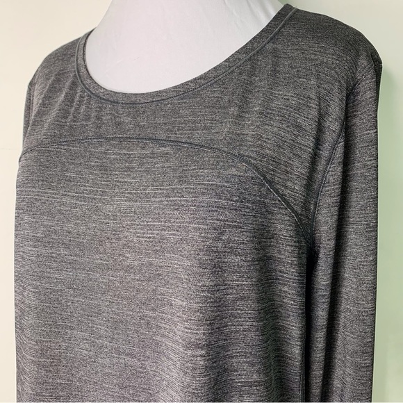 Lululemon Women's Crewneck Long Sleeve Gray T Shirt Size 8 - Picture 6 of 10